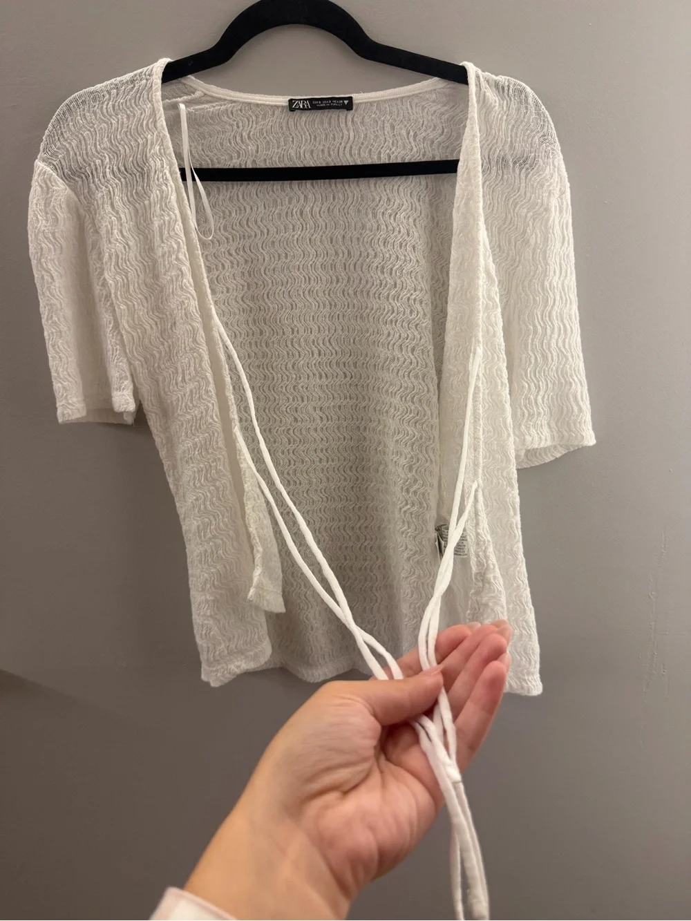 Zara hand crocheted
